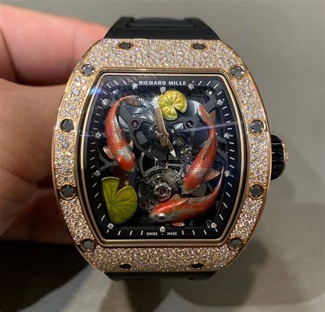 richard mille koi fish watch|richard mille watch value.